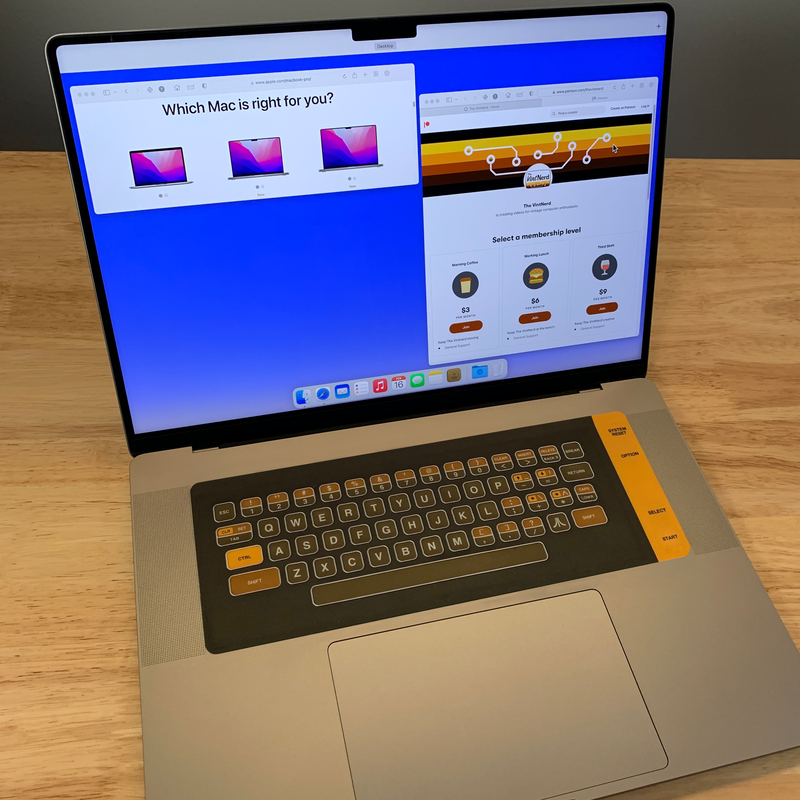 With a nod to retro, here's a new laptop sporting the Thinnest Keyboard EVER. □

#atari #atari8bit #atari400 #thinnestkeyboardever #vintagecomputing #retrocomputers #retrogaming #thevintnerd