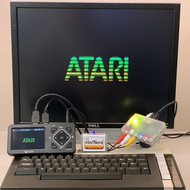 Multiple musical notes Retro connected to the Upscaler Multiple musical notes Upscaler connected to the Capture Multiple musical notes Capture connected to the Monitor Multiple musical notes Doin’ the Retro Dance Multiple musical notes

#atari #atari8bit #atari800XL #retrotink #2x-pro #rt2x-pro #clearclick.tech #skeletondance #vintagecomputing #retrocomputers #thevintnerd