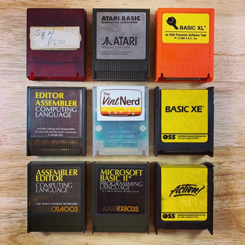 Now you're talking my language(s)!

#atari #atari8bit #synassembler #atarieditorassembler #atariassemblereditor #ataribasic #microsoftbasicii #basicxl #basicxe #action! #6502 #vintagecomputing #retrocomputers #retroprogramming #thevintnerd