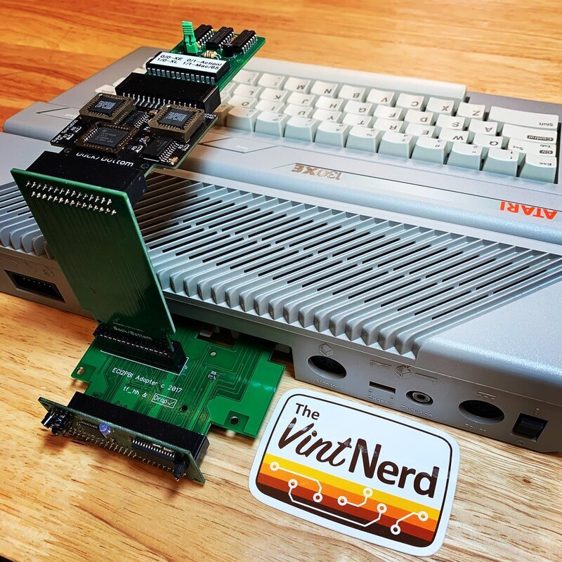Carrying on with crazy cart setups, this one is... Because I Can (not that I should. lol)

#Atari #Atari8Bit #Atari130XE #AtariECI #AtariPBI #Atari1200XLExtender #SpartaDOSX #OSSCart #VintageComputing #RetroComputers #RetroGaming #TheVintNerd