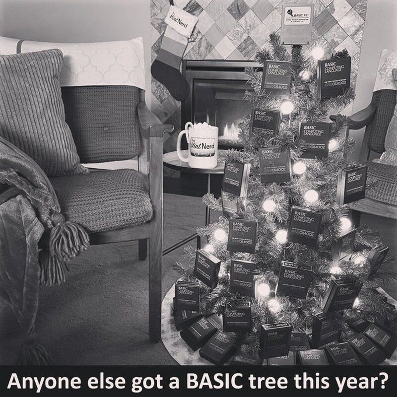 In case anyone needs a reminder of what to do with 48 Atari BASIC Cartridges this time of year. □ □

#Atari #Atari8Bit #AtariBASIC #CXL4002 #OSSBASICXL #AtariChristmas #BASICChristmas #ChristmasTree #VintageComputing #RetroComputers #RetroGaming #TheVintNerd