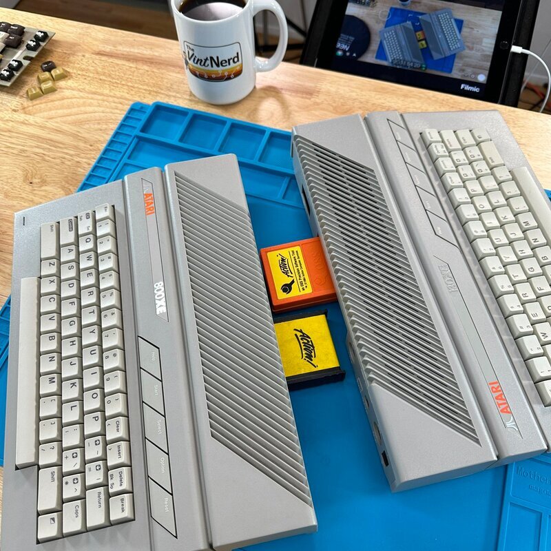 Head-to-Head Action!
Only on Atari!! □

#Atari #Atari8Bit #Atari800XE #Atari130XE #Action #OSSAction #HeadToHead #VintageComputing #RetroComputers #RetroGaming #TheVintNerd